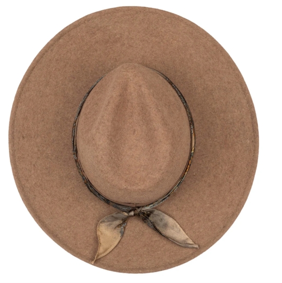 Bandana Cover Band Wool Felt Fedora - Picture 6 of 12